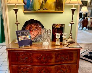 Another French commode, pretty coloring.