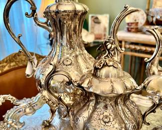 so much intricate silverplate.