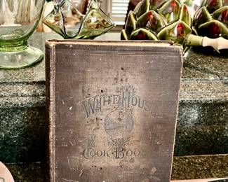 ANTIQUE WHITE HOUSE COOKBOOK.