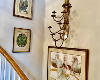 GOING UP THE STAIRWELL.