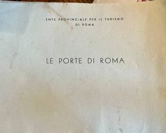 LE PORTE DI ROMA PRINTS READY FOR FRAMING.