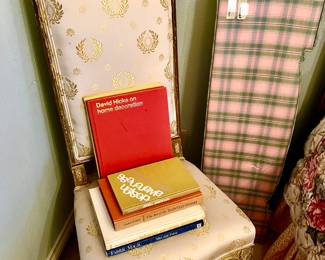 LOVE THIS CHAIR!  DEISGN BOOKS BY DAVID HICKS