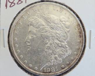 Lot 46. 1881 O Morgan Silver Dollar