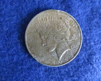 Lot 81. 1922 P Peace Silver Dollar