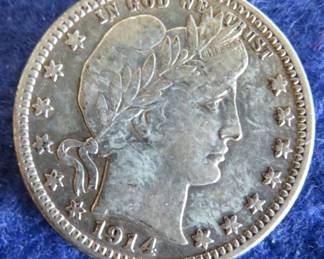 Lot 6. 1914D High grade Liberty Head Quarter