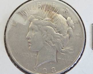 Lot 45. 1923 D Morgan Silver Dollar