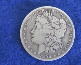Lot 60. 1899 O Morgan Silver Dollar