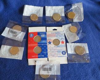 Lot 115. Two Complete 2003 Uncirculated Kennedy Half & Sacagawea Sets and three State Quarters