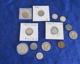 Lot 126. Old Coins.  See our web site for description.