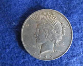 Lot 88. 1923 P Peace Silver Dollar