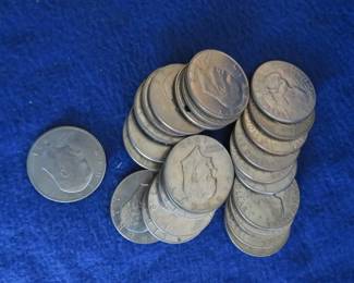 Lot 96. 25 Eisenhower Dollar Coins
