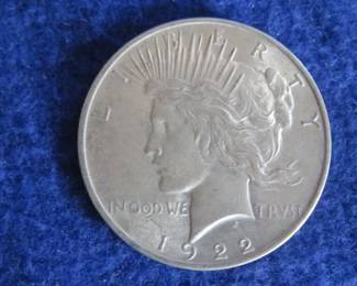 Lot 82. 1922 P Peace Silver Dollar