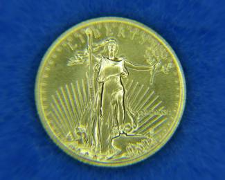 Lot 67. 1990 1/10th oz. Gold Eagle