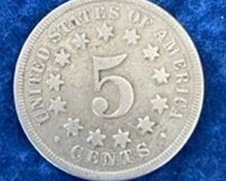 Lot 31. 1868 Shield Nickel