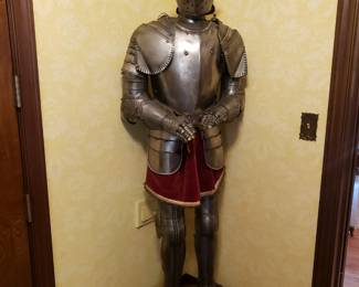 Vintage repro suit of armor