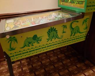 Vintage Bally Four Million BC pinball machine, working but needs service, ball eject appears to be stuck