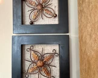 Metal Framed Wall Art 