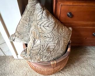 Basket & Pillows…
