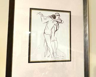 Signed Framed Art Vertes 