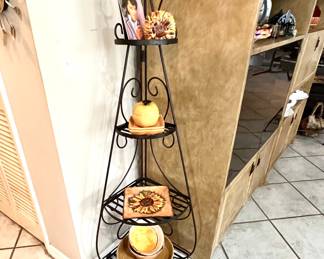 Metal Corner Shelf - Pottery…
