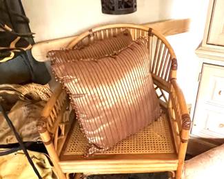 Rattan Chair - Pillows…