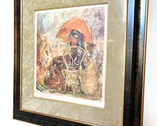 Signed & Numbered Framed Art - Barbara A Wood 