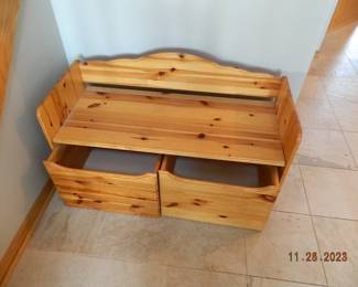 bench with storage