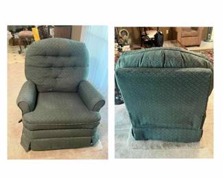 Green recliner