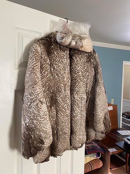 Vintage South African Gannet Bird Coat