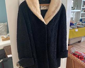 Vintage Lamb & Mink Coat