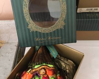 Waterford Harvest Cornucopia ornament