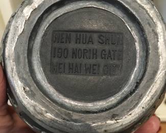 Wen Hus Shun pewter & ceramic pots