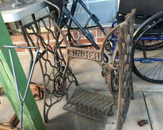 Singer cast iron stands
