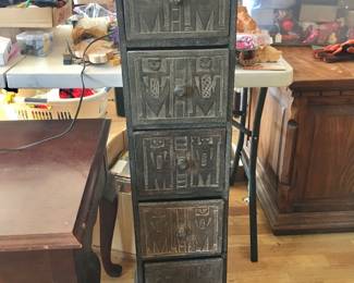 Tribal design small chest