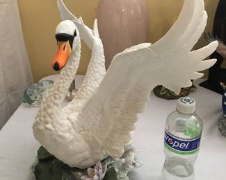 Boehm Mute Swan 3-pc set