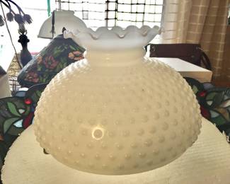 Milk glass lamp shade