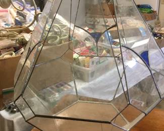 Glass & stained glass terrarium