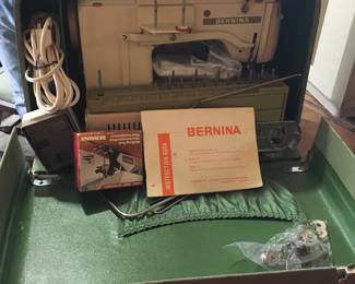 Bernina sewing machine in case