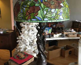 Huge Tiffany style lamp