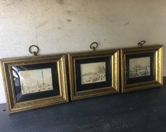 Signed artwork framed