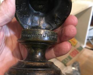 RARE Sommer Napoli bronze bust