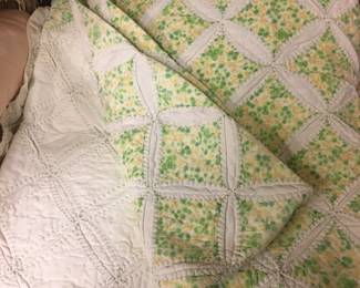 Hand-stitched quilt finished