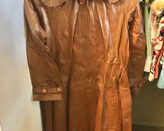 Vtg leather ladies coats