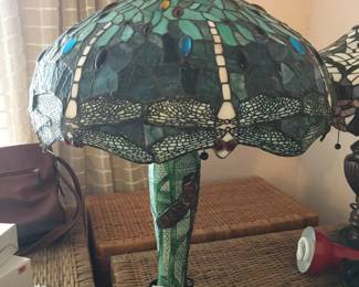 Tiffany-style table lamps