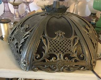 Antique lamp shade