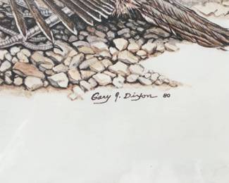 Gary Dixon signed SW art piece