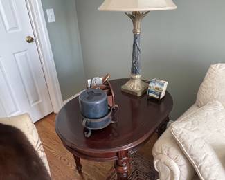 One of many lovely side tables we have in this home.