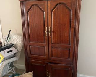 Take this cabinet home!  Perfect for storing sweaters or create a trendy coffee or wine bar! 