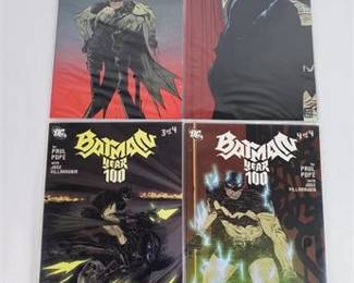 Lot 003   2 Bid(s)
Batman Year 100 issues One(1) - Four(4) By Pope and Villarubia