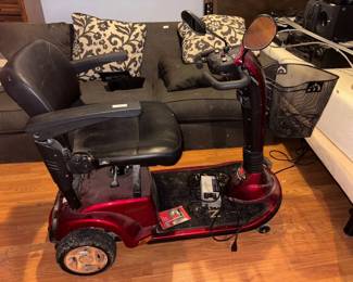 Golden companion scooter, charging cord, battery, with key!